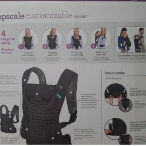 infantino upscale customizable baby carrier